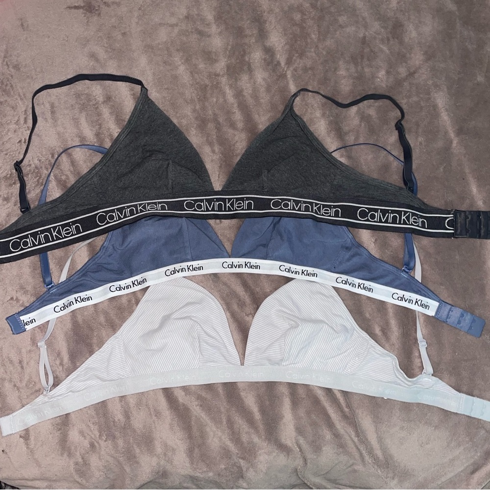 Calvin Klein Bralettes (3) Bundle